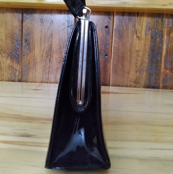 1950's Patent Leather Handbag - Picture 2 of 10